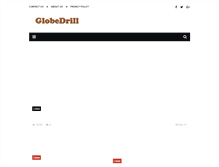 Tablet Screenshot of globedrill.com